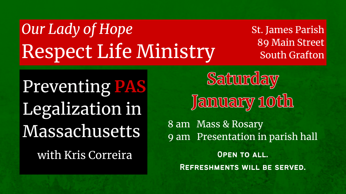 Event: Preventing PAS Legalization in&nbsp;MA